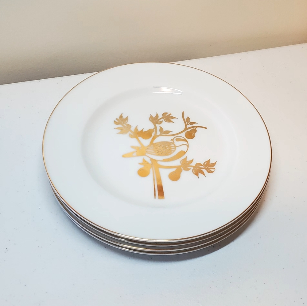 Harry and David Partridge In A Peartree Set of Plates